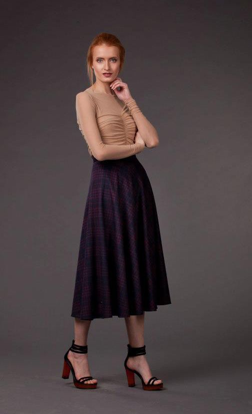 Элегантная юбка из восхитительного кашемира